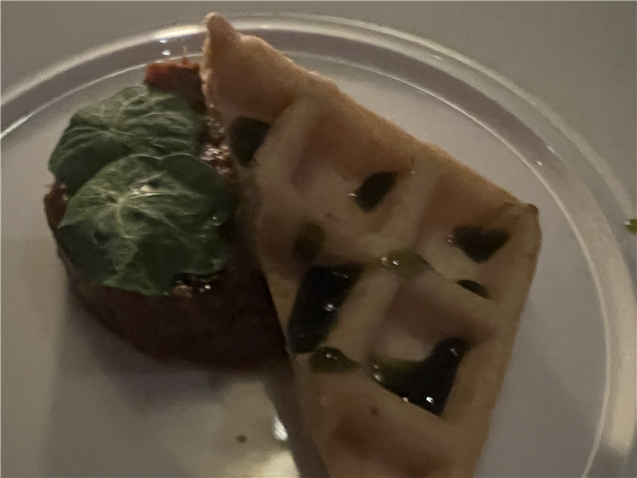 crab and waffle